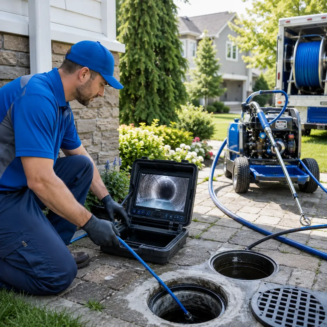 Outdoor drain cleaning professionals serving Hanscom Afb, MA